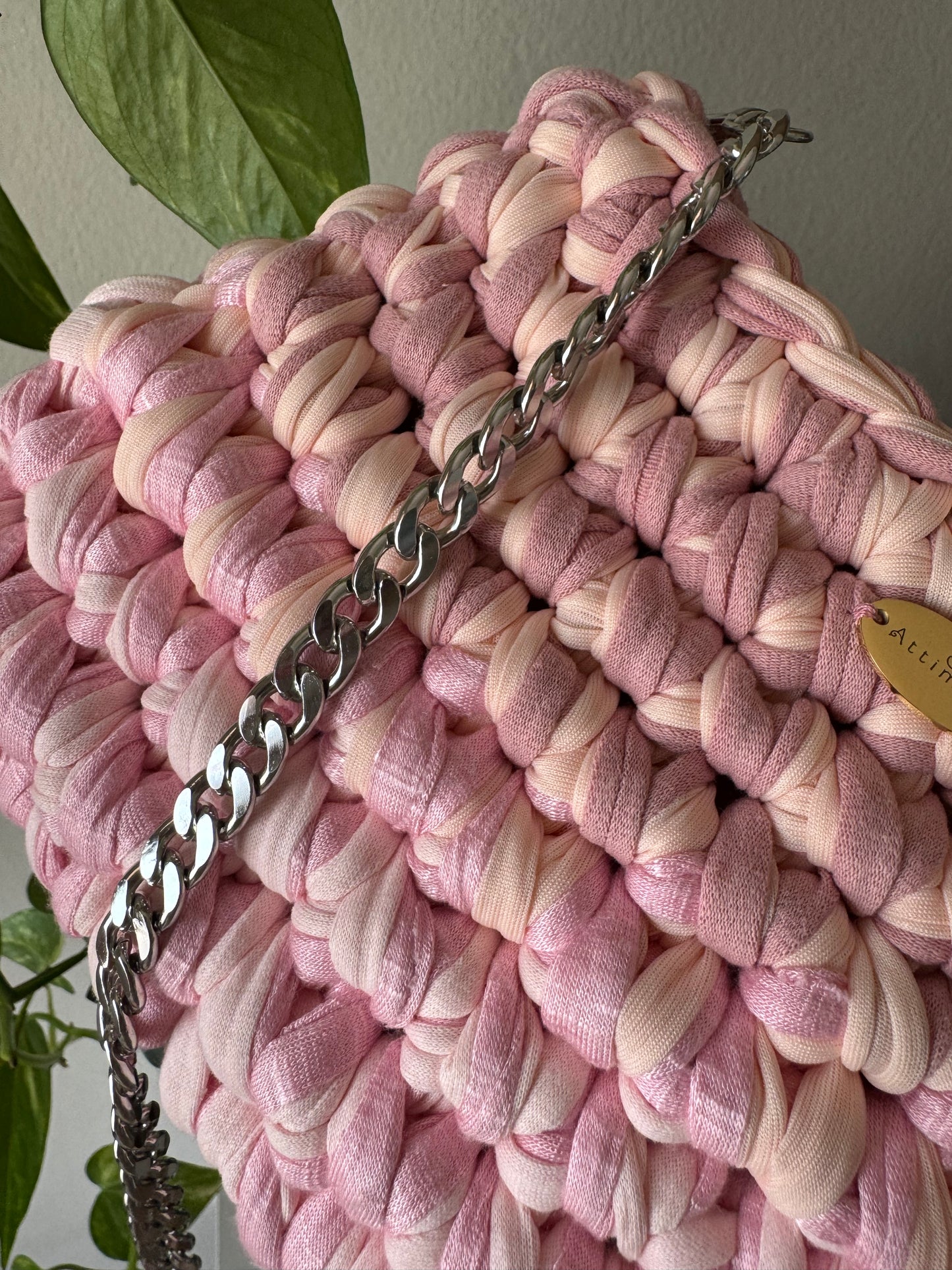 Pochette con tracolla pink