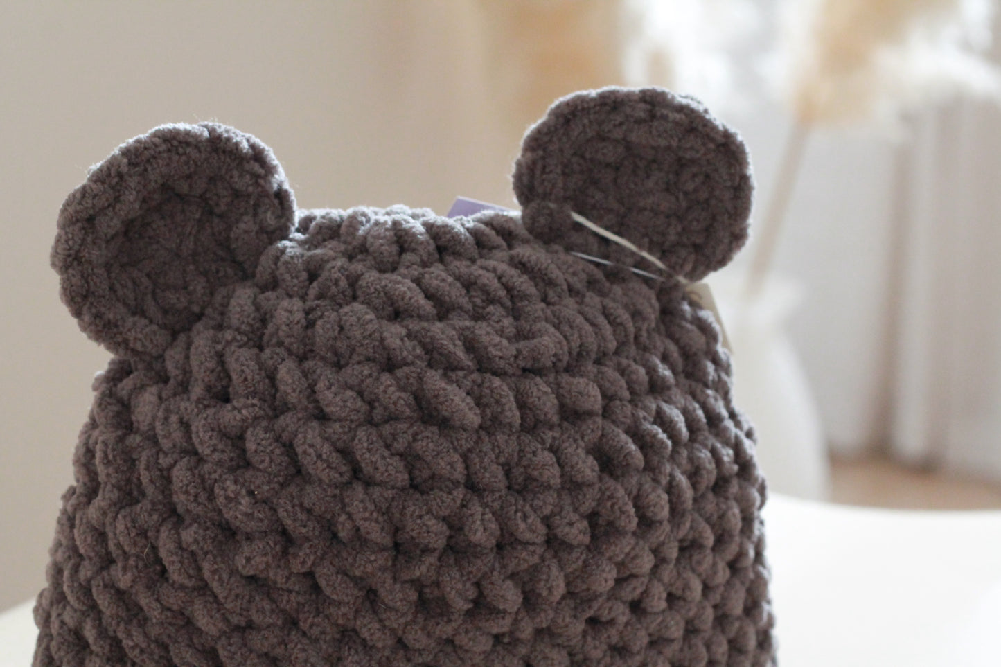 Berrettino 3-6 mesi tortora