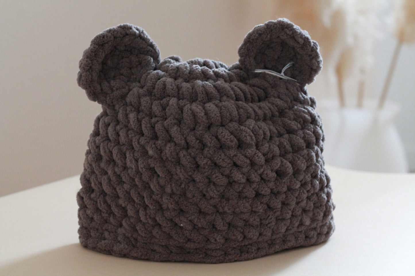 Berrettino 3-6 mesi tortora