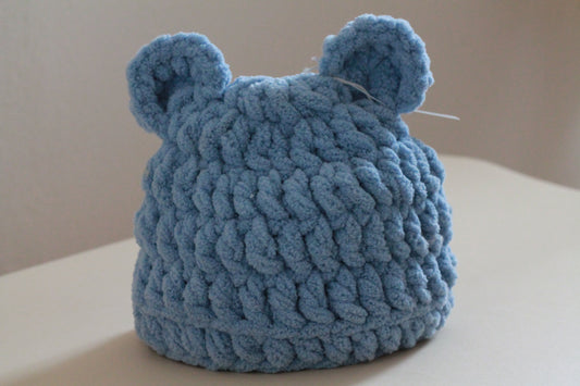 Berrettino 3 mesi azzurro