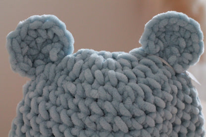 Berrettino 3-6 mesi azzurro