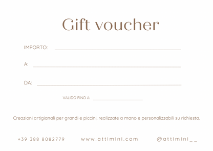 Buono regalo Attimini